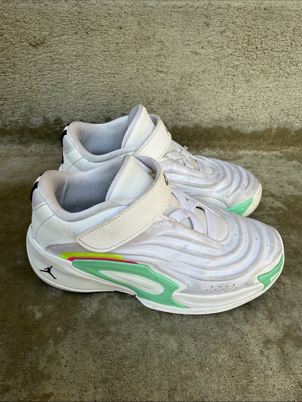 Jordan Kids Luka Sneakers with Mint Green Accents